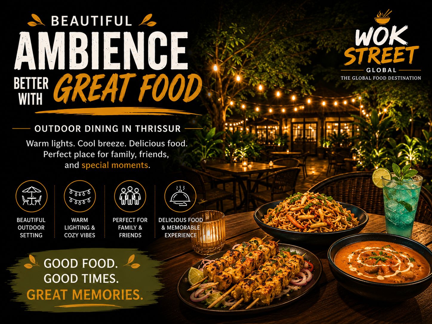 Best Place to Eat Near Eastfort, Thrissur: Why Wok Street Global Is Worth Visiting