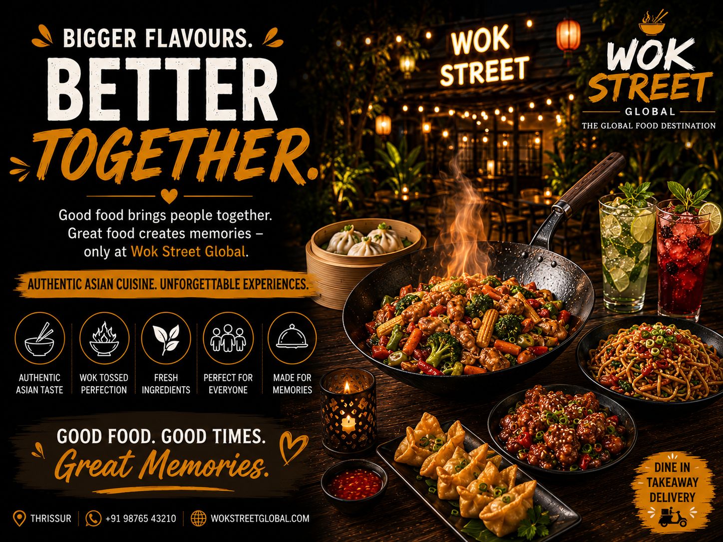 Kerala Flavours at Wok Street: Curries, Seafood, Breads & Comfort Meals
