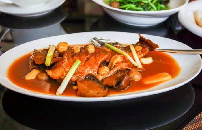 Braised Fish in Chindian Sauce